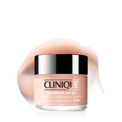 Clinique Moisture Surge 100H Auto-Replenishing Hydrator Oil Free Face Moisturizer | With Hyaluronic Acid, Aloe Bioferment and Vitamins C + E 125 ml