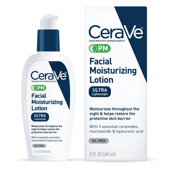 CeraVe PM Facial Moisturizing Lotion 2 fl oz bottle