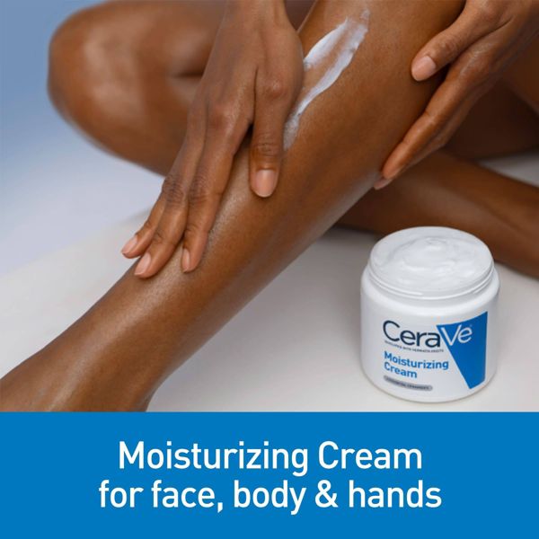 CeraVe pump moisturizing cream US pack, fourth product view