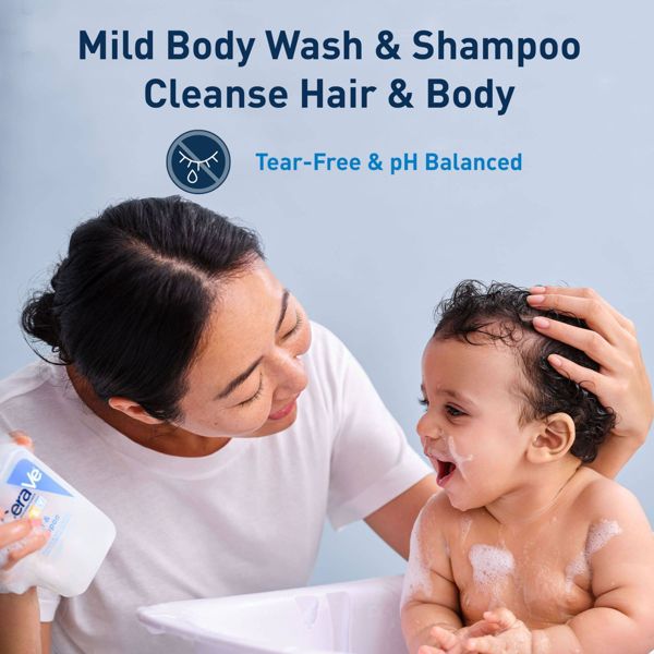 CeraVe Baby Wash and Shampoo 16 oz, second product view