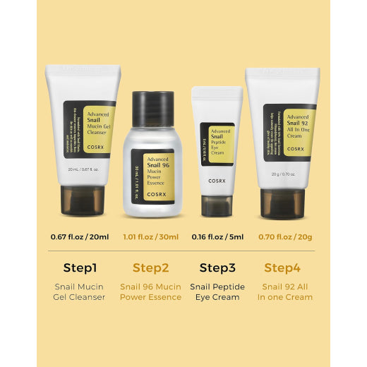 COSRX Advanced Snail Kit | Skincare Routine Set