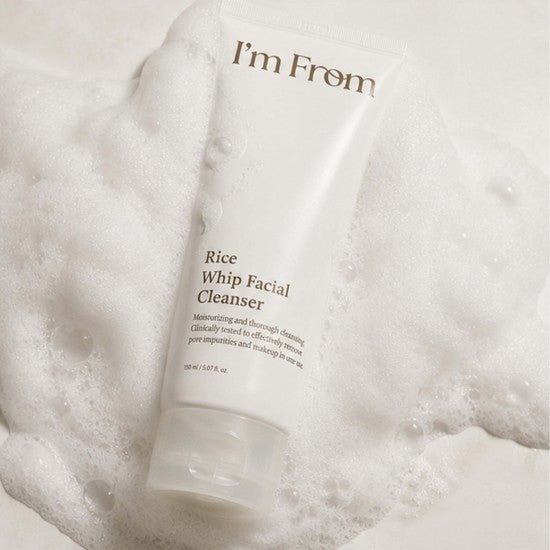 I'm From Rice Whip Facial Cleanser 150ml | Gentle Daily Face Wash
