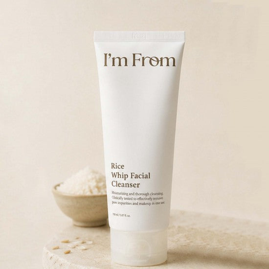 I'm From Rice Whip Facial Cleanser 150ml | Gentle Daily Face Wash