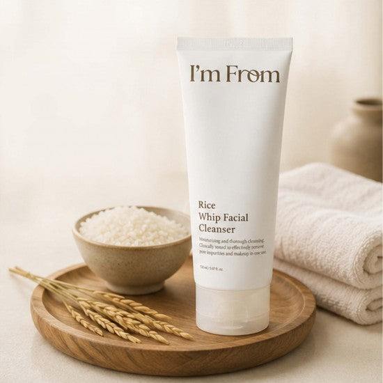 I'm From Rice Whip Facial Cleanser 150ml | Gentle Daily Face Wash