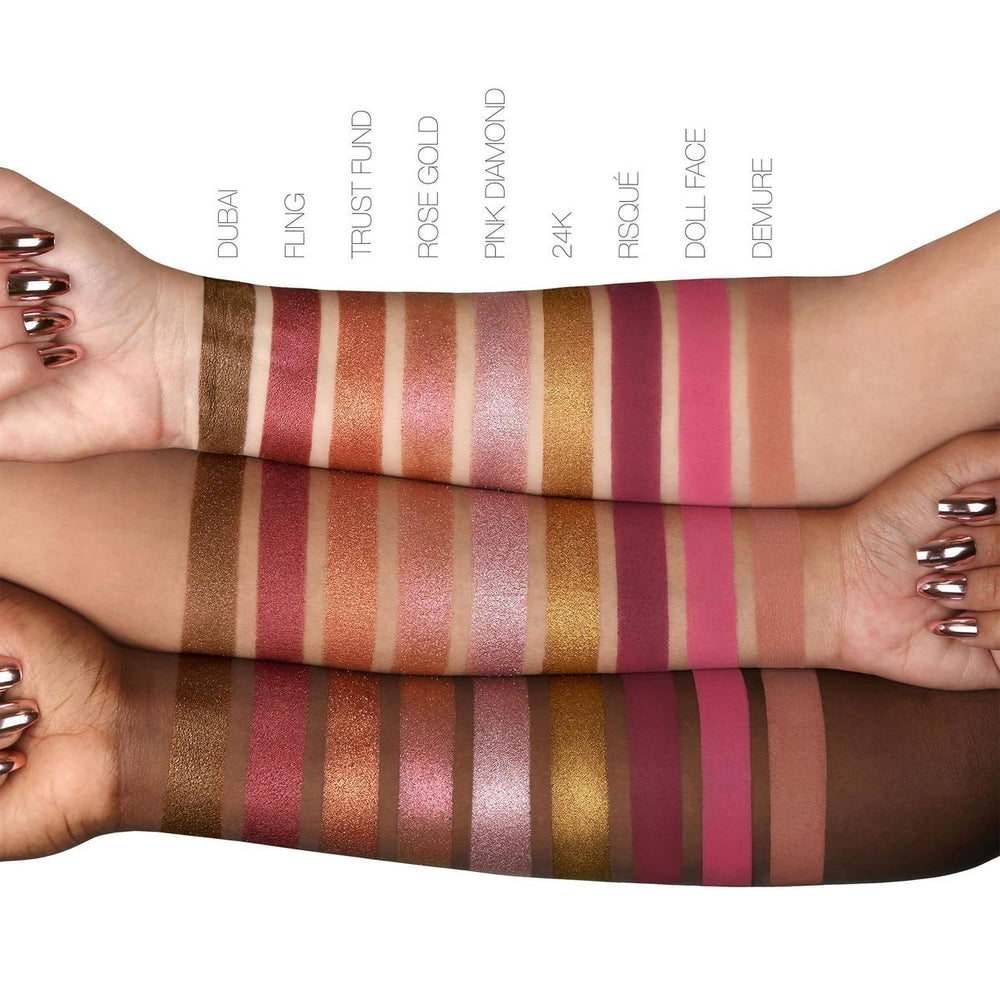 Rose Gold Remastered Eyeshadow Palette Swatches