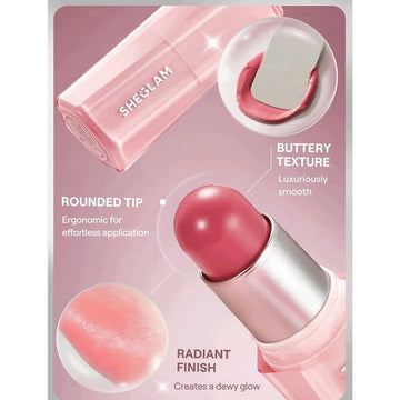 SHEGLAM Buttery Bliss Blush Stick Hush Hush 4