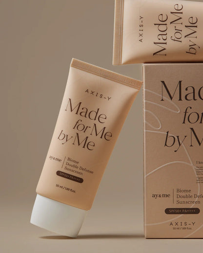 AXIS-Y Biome Double Defense Sunscreen SPF50 50ml | Microbiome-Friendly Sunscreen
