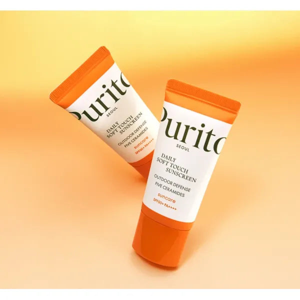 PURITO Daily Soft Touch Sunscreen Mini 15ml | Travel-Size UV Protection