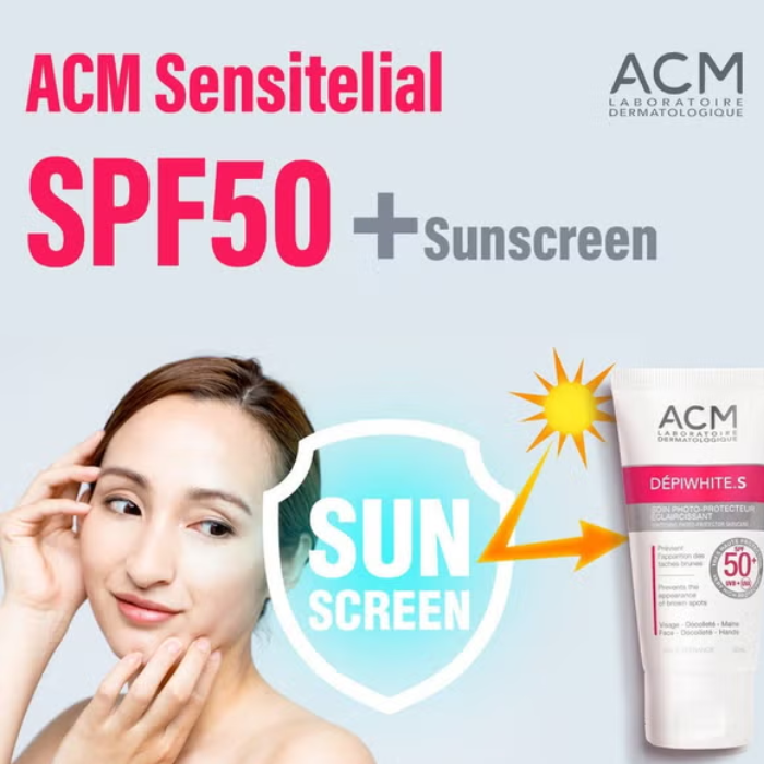 ACM Depiwhite S SPF50+ UVA UVB Protection Cream 50 ml