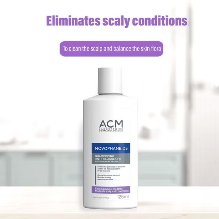 Acm Novophane DS Anti Dandruff Shampoo, 125ml