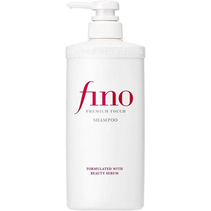 Shiseido Fino Premium Touch Shampoo 550ml – Japanese Royal Jelly Shampoo for Dry, Damaged & Colored Hair