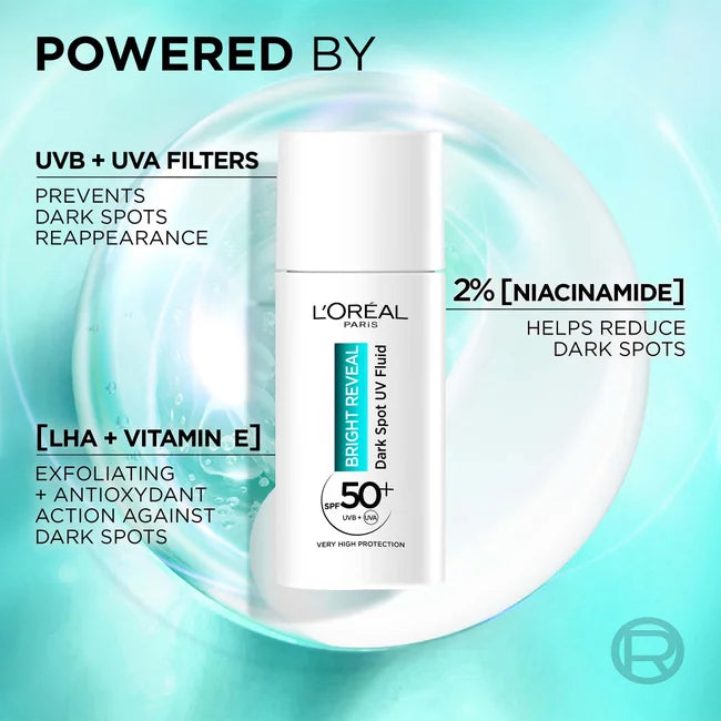 L'Oréal Paris Dark Spot Sun Fluid SPF50 50ml, view 3