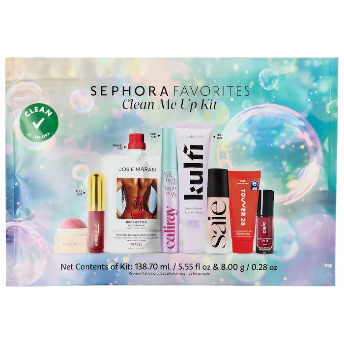 Sephora Clean Me Up Kit Makeup Value Set 3
