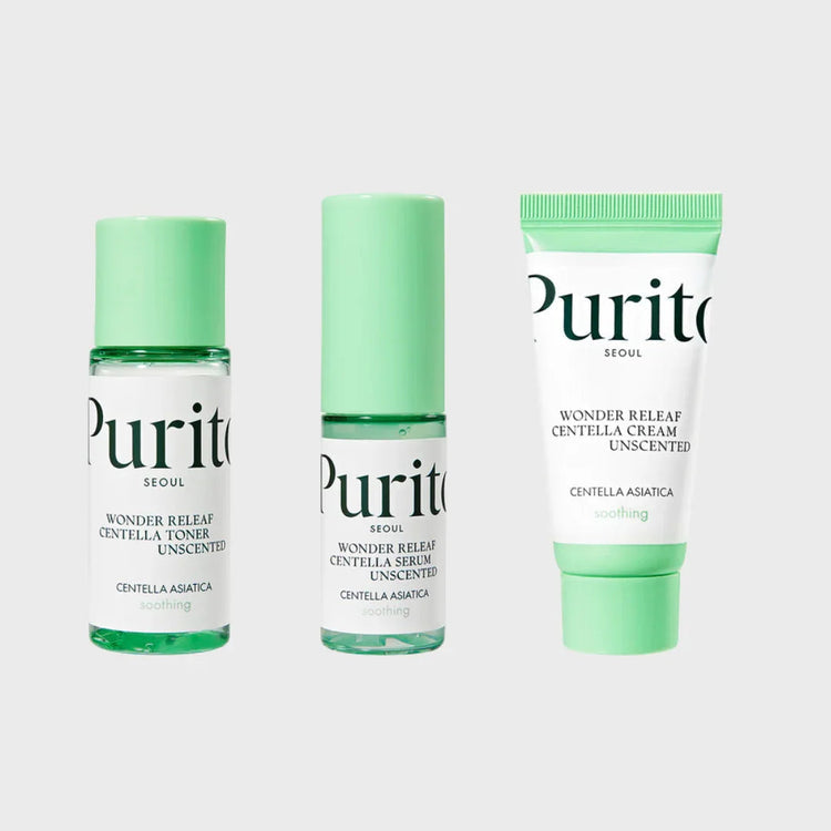 PURITO Wonder Releaf Centella Mini Kit Unscented