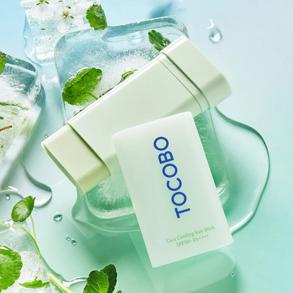 TOCOBO Cica Cooling Sun Stick SPF50 18g | Portable UV Protection