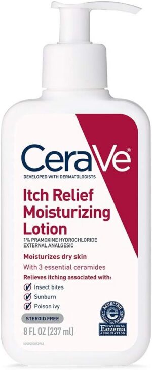 CeraVe Itch Relief Moisturizing Lotion 237ml for Dry and Itchy Skin