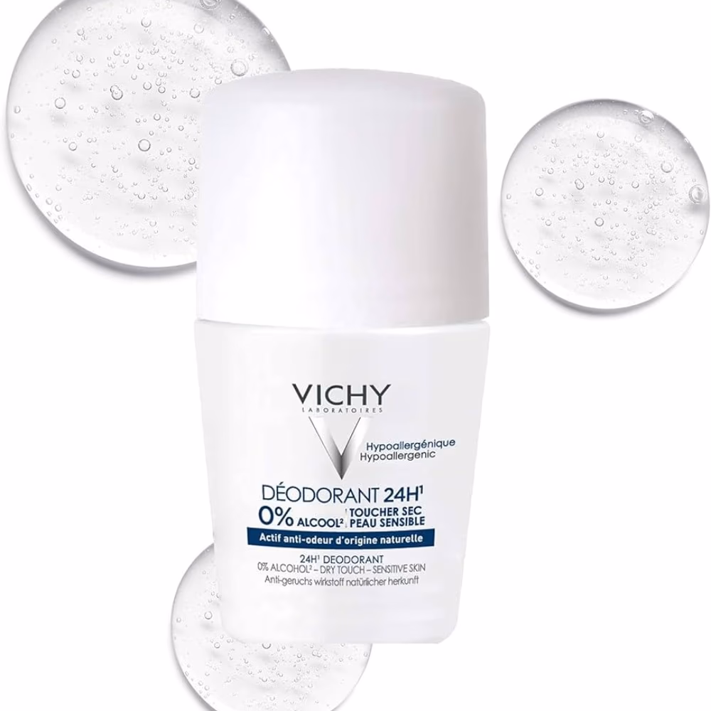 Vichy 24 Hour Dry Touch Roll-On Deodorant 50ml (Aluminum-Free) - Image 2