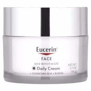 Eucerin Q10 Anti-Wrinkle Sensitive Skin Face Cream 48g Fragrance-Free Moisturizer