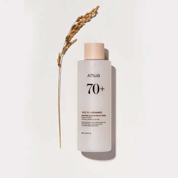 ANUA Rice 70 + Ceramide Glow Milky Toner 250ml - Image 5