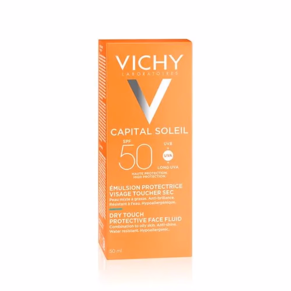 Vichy Capital Soleil Mattifying Face Fluid Dry Touch SPF 50+ 50ml - Image 2