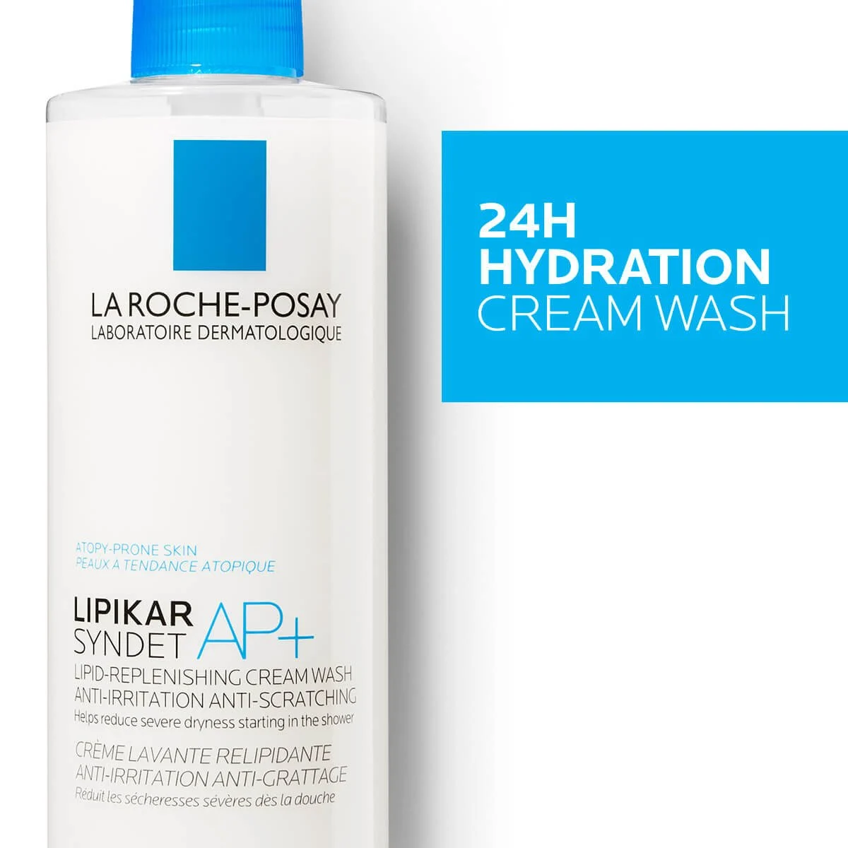 La Roche-Posay Lipikar Syndet AP+ Cream Wash 400ml - Image 3